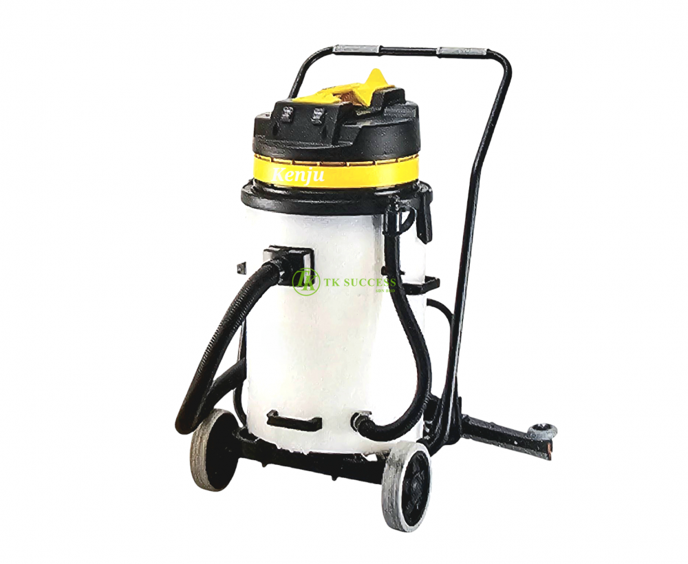 Kenju Wet & Dry Walk Behind Vacuum Cleaner With Squeege 60L (Twin Motor)