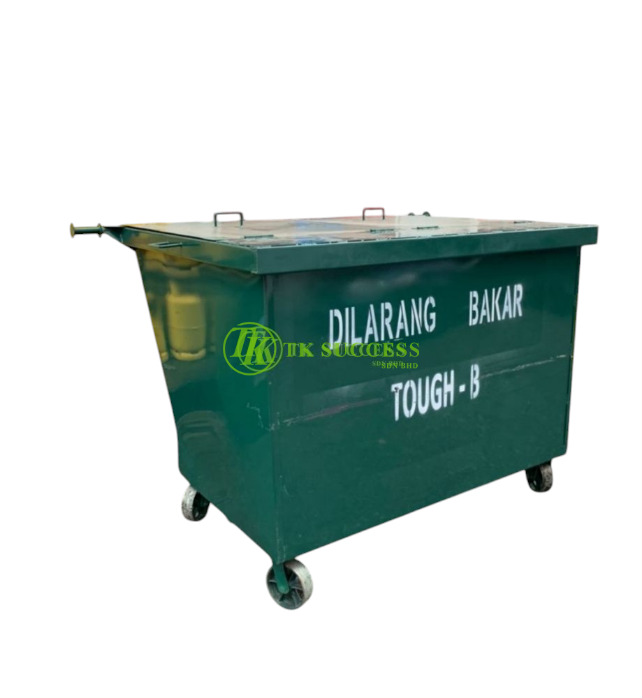 TOUGH-B Metal Leach Bin 1500L (With Cover)