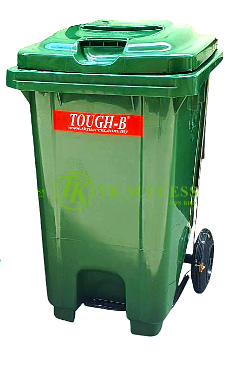 TOUGH-B Mobile Step On Bin 80L - Pedal